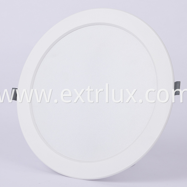 Plastics Recessed Round Downlight Front